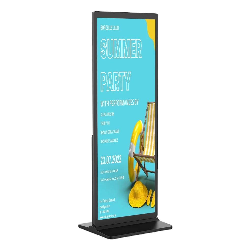 OEM Indoor Interactive LCD Totem Kiosk Touch Screen Floor-Standing Advertising Video Player Digital Signage For Retail Store
OEM Indoor Interactive LCD Totem Kiosk Touch Screen Floor-Standing Advertising Video Player Digital Signage For Retail Store