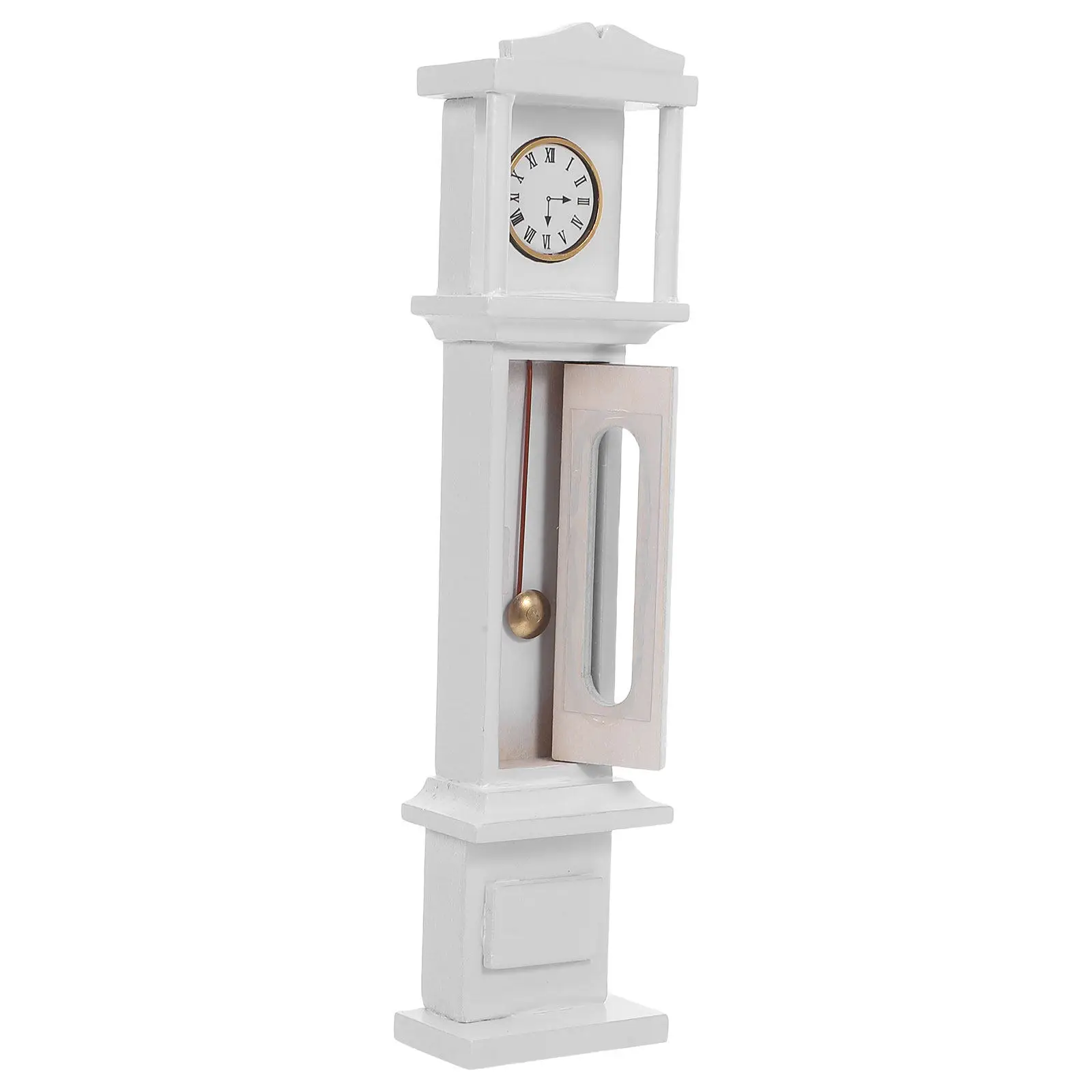 Miniature Grandfather Clock 1:12 Scale Vintage Dollhouse Floor Clock Pendulum Detail Stable Wood Decor for Miniature Living Room
Miniature Grandfather Clock 1:12 Scale Vintage Dollhouse Floor Clock Pendulum Detail Stable Wood Decor for Miniature Living Room