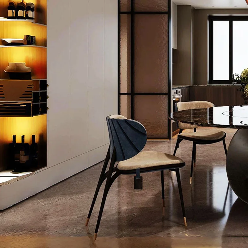 Italian walnut dining chair sales department club villa home high-end negotiation chair designer fabric restaurant chair
Italian walnut dining chair sales department club villa home high-end negotiation chair designer fabric restaurant chair