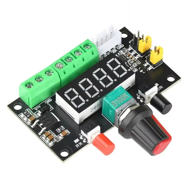 PWM Pulse Signal Generator Module With LED Display 12V 24V Stepper Motor Driver Controller Speed Regulator
PWM Pulse Signal Generator Module With LED Display 12V 24V Stepper Motor Driver Controller Speed Regulator