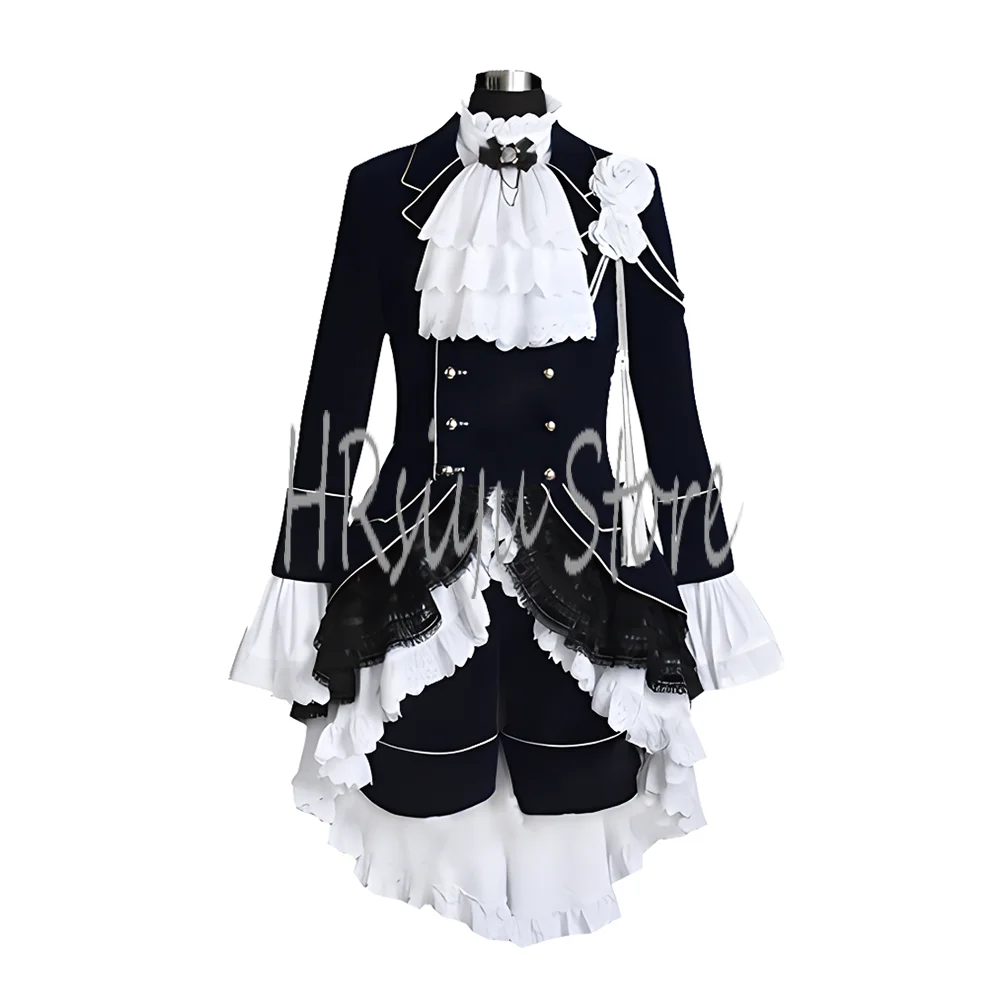 Anime Cosplay Phantomhive Black Uniform Men's Suit Halloween Costume Customize your size
Anime Cosplay Phantomhive Black Uniform Men's Suit Halloween Costume Customize your size