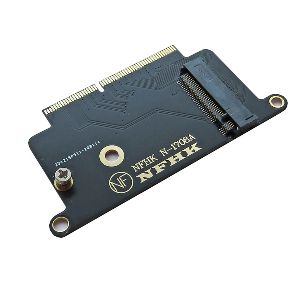 Хорошая карта-конвертер M.2 NGFF M-Key NVME SSD, подходящая для MacBook Pro 2016 2017 13 дюймов A1708 A1707 A1706
Хорошая карта-конвертер M.2 NGFF M-Key NVME SSD, подходящая для MacBook Pro 2016 2017 13 дюймов A1708 A1707 A1706