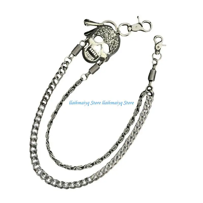 573B Heavy Duty Hip Hop Belt Chains with Skull Design for Trousers and Wallet Keys
573B Heavy Duty Hip Hop Belt Chains with Skull Design for Trousers and Wallet Keys