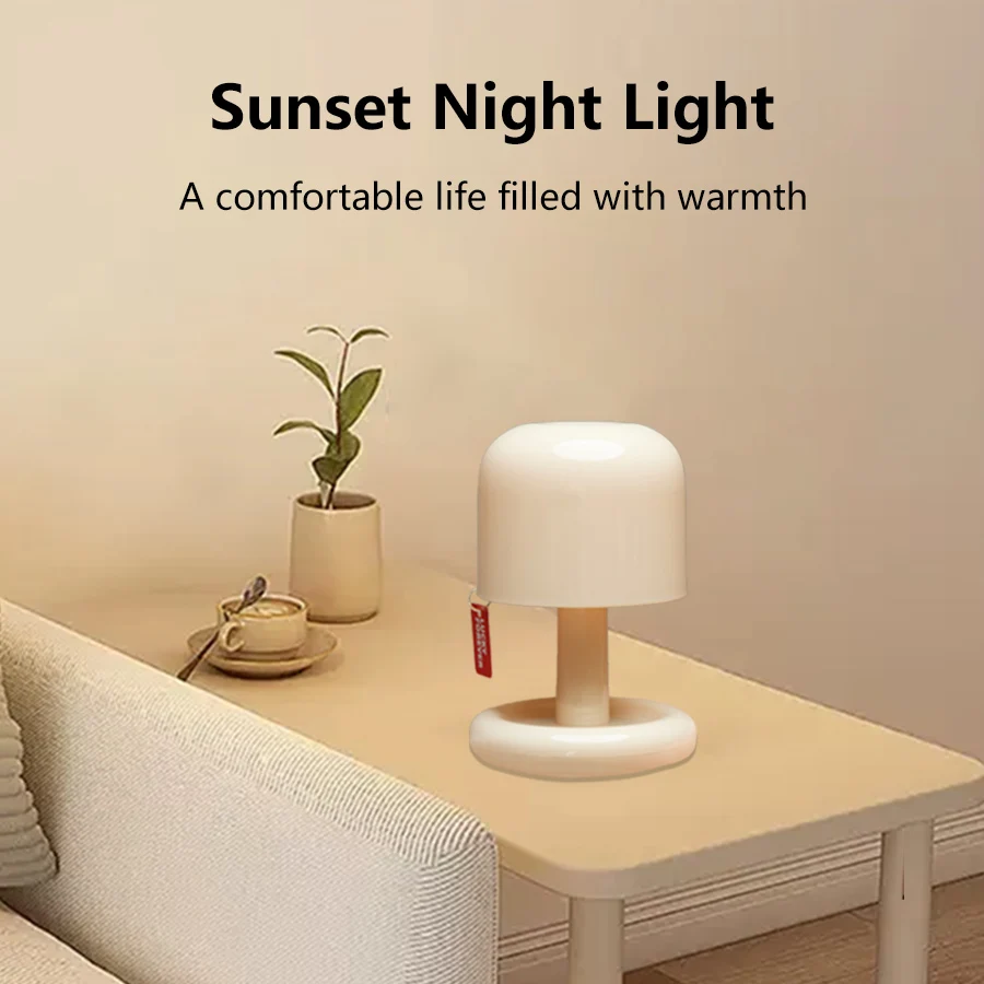 USB Rechargeable Sunset Gradient Glow Mini Desk Lamp LED Touch Night Light Indoor Bedroom Living Room Creative Atmosphere Light
USB Rechargeable Sunset Gradient Glow Mini Desk Lamp LED Touch Night Light Indoor Bedroom Living Room Creative Atmosphere Light