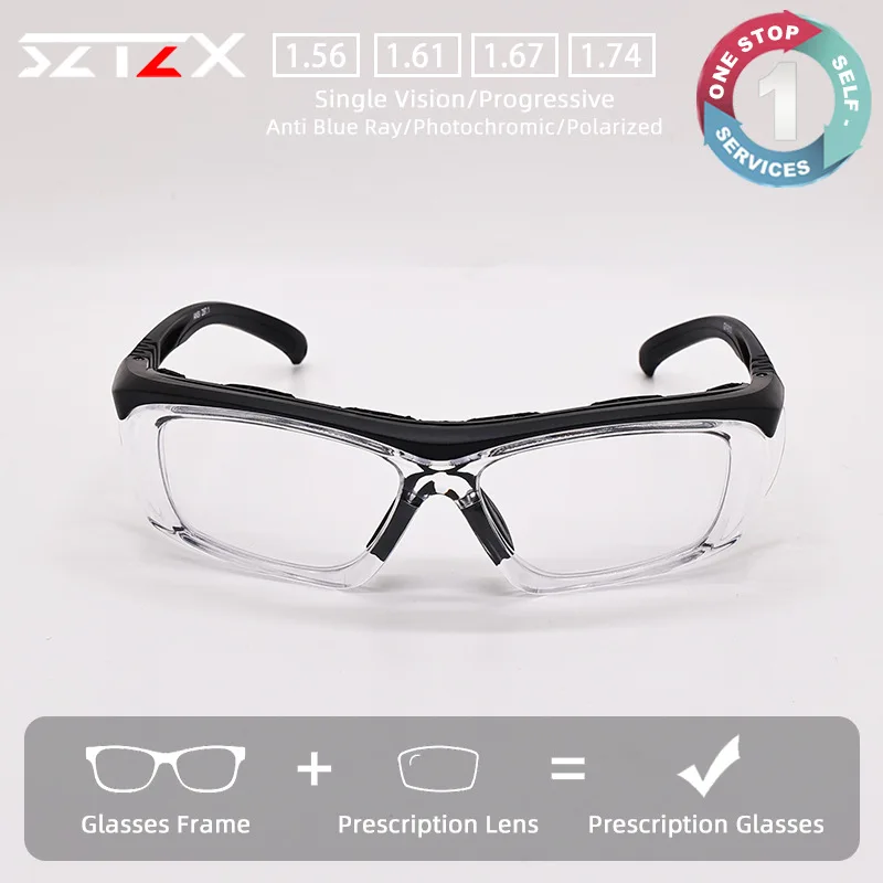 SZTZX Safety Anti-Dust Prescription Glasses Blue Light Blocking Myopia Eyewear Windproof Progressive Customized Reading Glasses
SZTZX Safety Anti-Dust Prescription Glasses Blue Light Blocking Myopia Eyewear Windproof Progressive Customized Reading Glasses