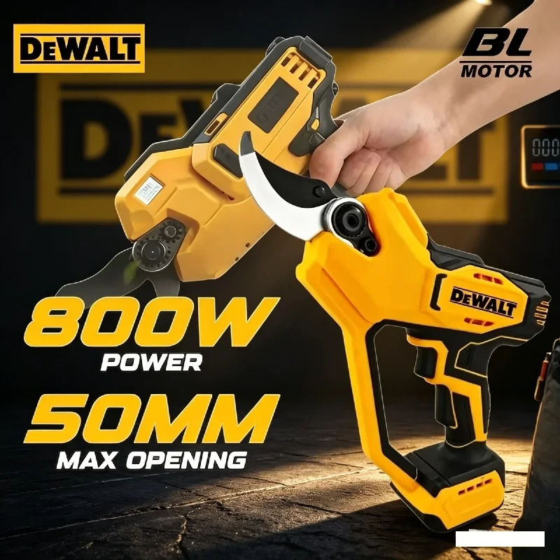 DEWALT 35mm Electric Pruning Scissors Brushless Cordless Pruner High Efficiency Branch Cutter For DEWALT Battery
DEWALT 35mm Electric Pruning Scissors Brushless Cordless Pruner High Efficiency Branch Cutter For DEWALT Battery