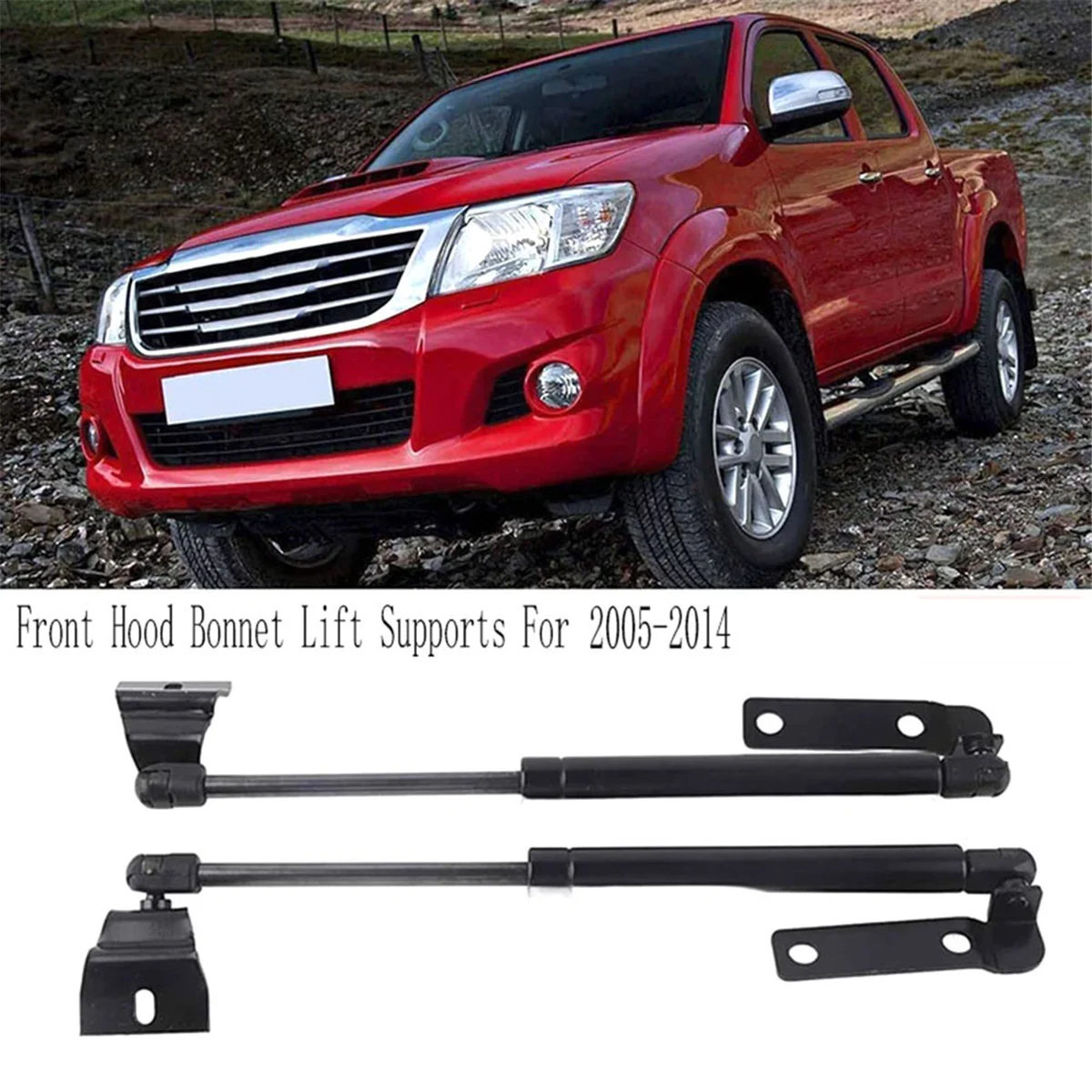 A48M-Professional Front Hood Bonnet Lift Supports Gas Strut Rod Arm Strut Spring Struts for Toyota Hilux Fortuner 2005 - 2014
A48M-Professional Front Hood Bonnet Lift Supports Gas Strut Rod Arm Strut Spring Struts for Toyota Hilux Fortuner 2005 - 2014