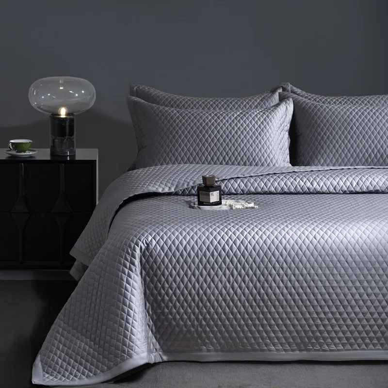 100S Pima Cotton Quilted Bedding Set 3-Piece Summer Cooling Comforter, 100% Cotton Luxury Silky Quilt & Bedspread Set Reversible
100S Pima Cotton Quilted Bedding Set 3-Piece Summer Cooling Comforter, 100% Cotton Luxury Silky Quilt & Bedspread Set Reversible