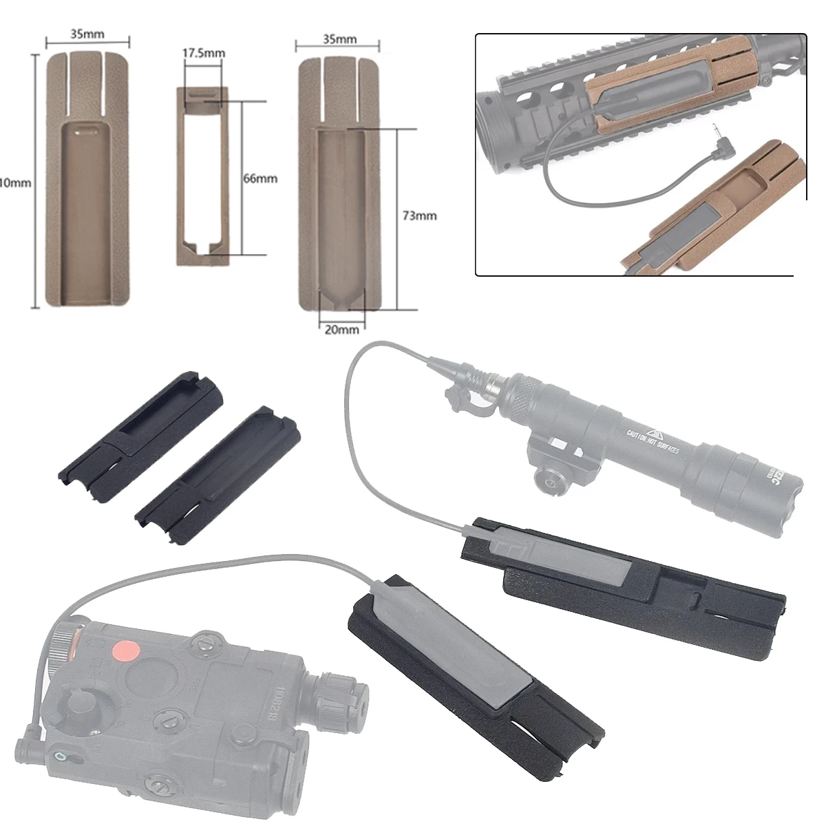 M600 M300 Фонарик PEQ 20 мм Пикатинни Рельс Крышка M4 Страйкбольная винтовка Карманная панель Дистанционный переключатель Рельсовые накладки Набор охотничьих аксессуаров
M600 M300 Фонарик PEQ 20 мм Пикатинни Рельс Крышка M4 Страйкбольная винтовка Карманная панель Дистанционный переключатель Рельсовые накладки Набор охотничьих аксессуаров