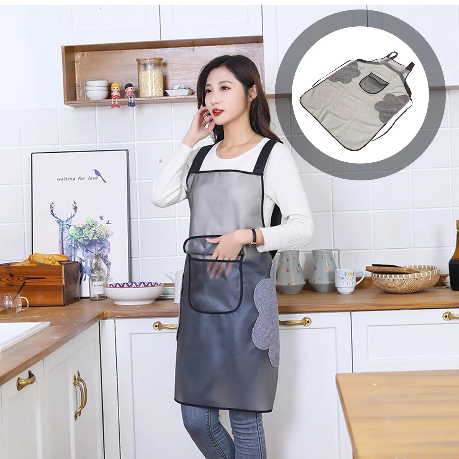 Oversized Apron Kitchen Aprons Cooker Pad Baking Supplies Comfortable Grilling Accessories
Oversized Apron Kitchen Aprons Cooker Pad Baking Supplies Comfortable Grilling Accessories