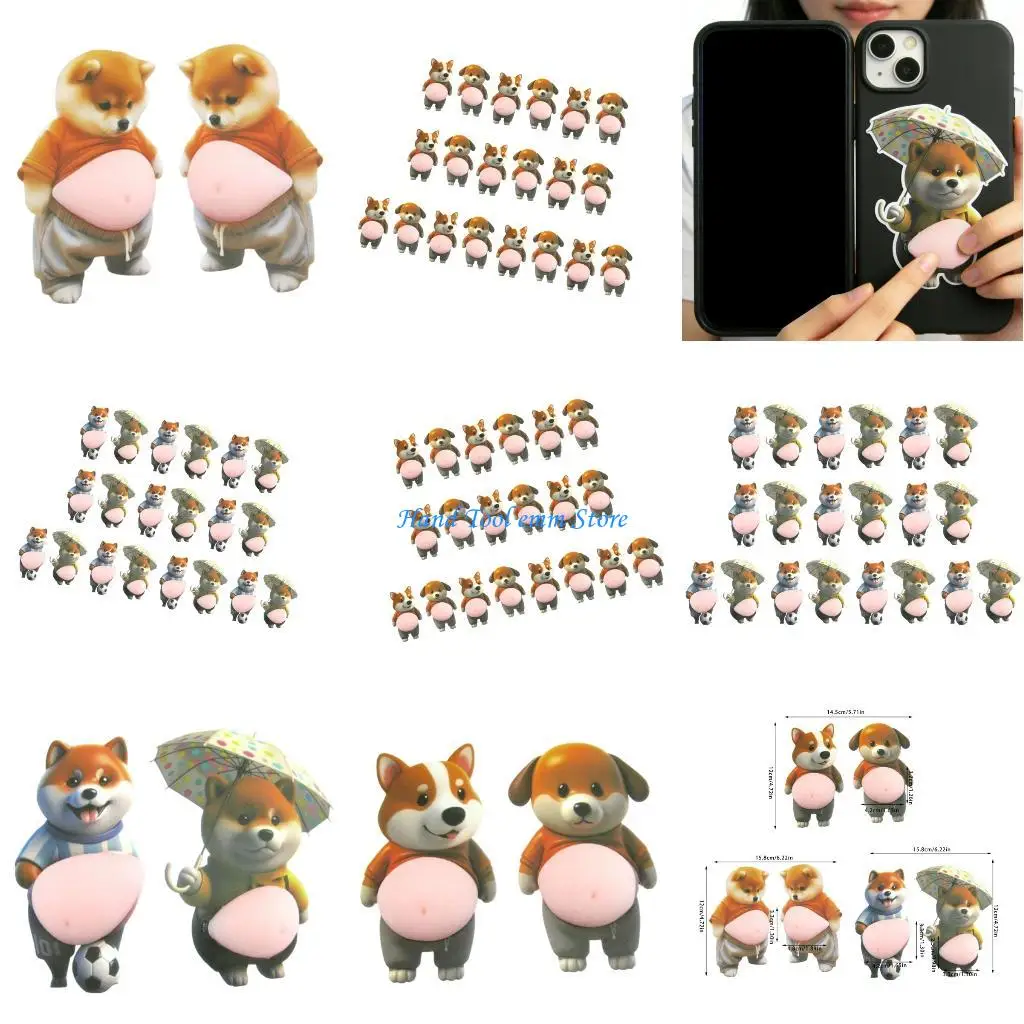 H37F Pack of 10 Adorable Dog Belly Sticker Set Designs for Stress Relief Outdoors
H37F Pack of 10 Adorable Dog Belly Sticker Set Designs for Stress Relief Outdoors