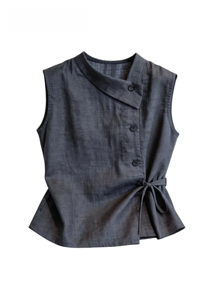 Cara CLUB plus Size Sleeveless Vest Women's Summer New Loose Matching Top Casual Style A-Line Sleeve Stripe Pattern Single Bu...
Cara CLUB plus Size Sleeveless Vest Women's Summer New Loose Matching Top Casual Style A-Line Sleeve Stripe Pattern Single Bu...