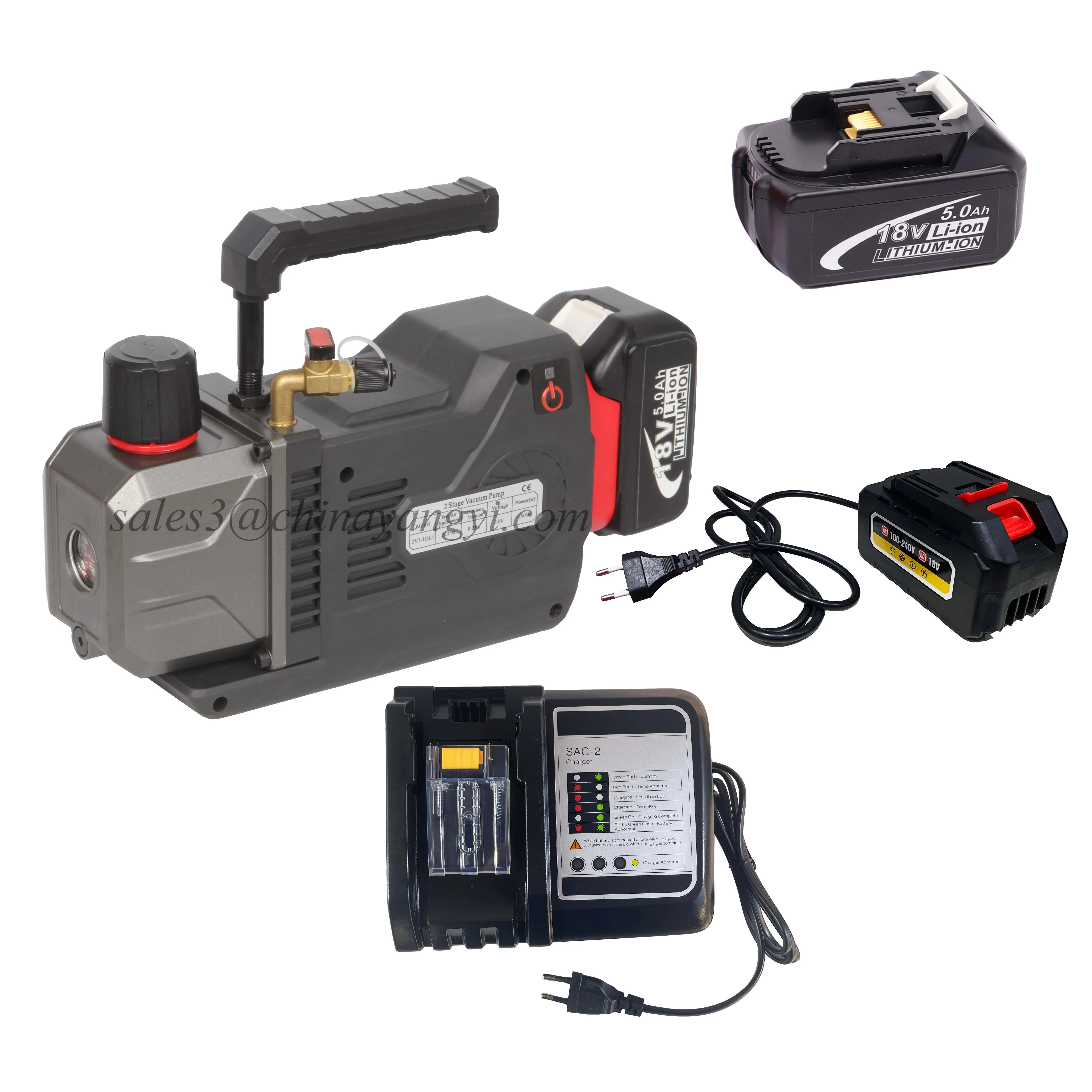 18V cordless lithium-ion battery refrigeration vacuum pump for automotive air conditioning and household DC brushless electric p
18V cordless lithium-ion battery refrigeration vacuum pump for automotive air conditioning and household DC brushless electric p