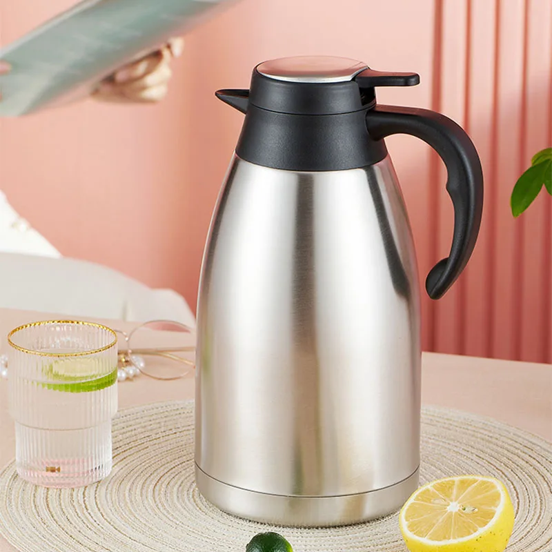 1,5/2 л большой емкости термочайник из нержавеющей стали с клювом, двухслойный вакуумный питьевой набор, бытовая/кемпинговая бутылка с горячей водой
1,5/2 л большой емкости термочайник из нержавеющей стали с клювом, двухслойный вакуумный питьевой набор, бытовая/кемпинговая бутылка с горячей водой