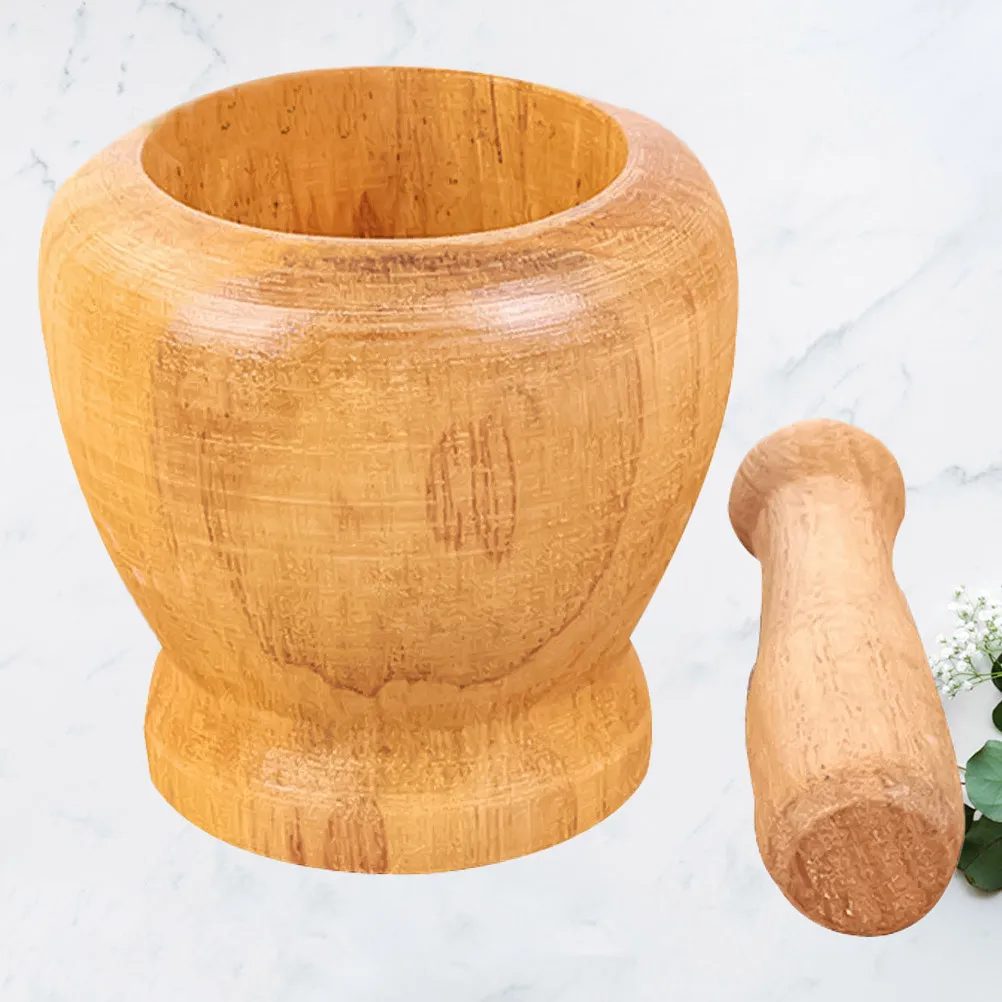 1Pcs Wood Garlic Grinder Heavy Duty Wooden Mortar and Pestle for Kitchen Use Crush Garlic Ginger Vanilla Pepper Nuts Coffee
1Pcs Wood Garlic Grinder Heavy Duty Wooden Mortar and Pestle for Kitchen Use Crush Garlic Ginger Vanilla Pepper Nuts Coffee