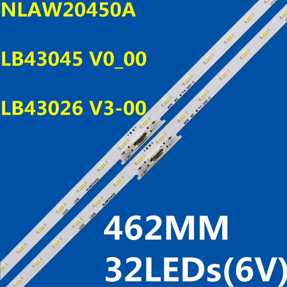 LED Backlight Strip LB43045 V0_00 LB43026 KD-43XE7005 KD-43XE7093 KD-43XE7073 KD-43X7053 KD-43XF7096 KD-43XF7596 LC430EQE SK
LED Backlight Strip LB43045 V0_00 LB43026 KD-43XE7005 KD-43XE7093 KD-43XE7073 KD-43X7053 KD-43XF7096 KD-43XF7596 LC430EQE SK