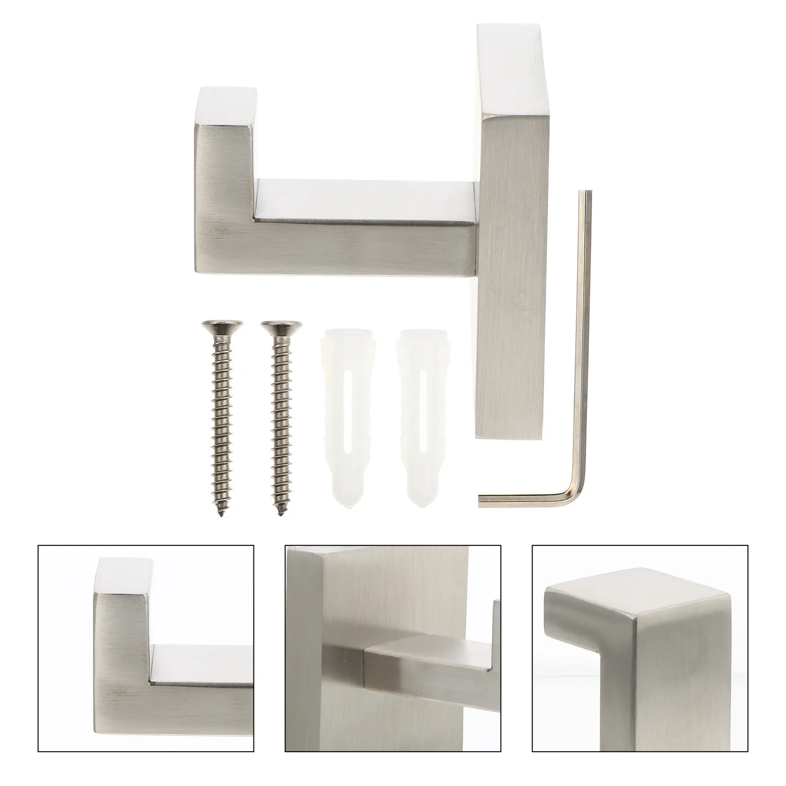Clothes Hangers Bath Robe Towel Hook Wall Mounted Rack Stainless Steel Bathroom
Clothes Hangers Bath Robe Towel Hook Wall Mounted Rack Stainless Steel Bathroom