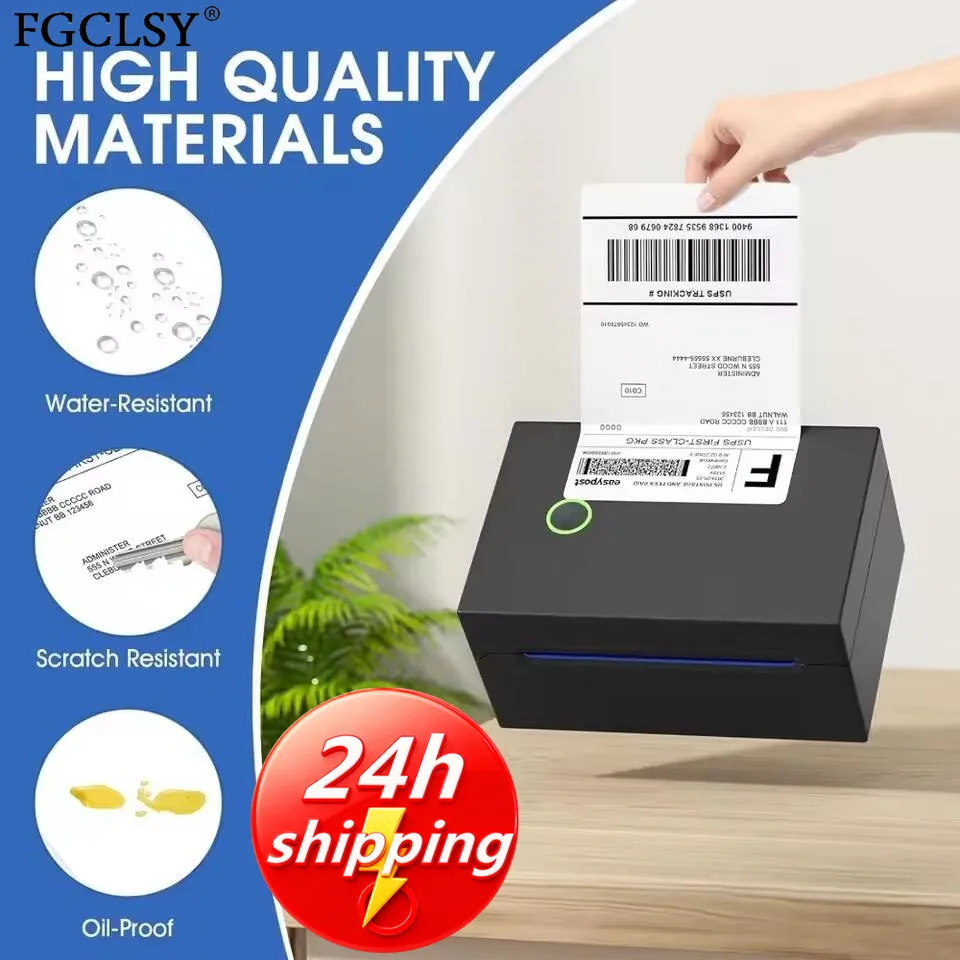 500/100 Sheets 4x6 Inch Direct Thermal Shipping Labels Stack Strong Adhesive Waterproof Oil Resistant Barcode Waybill Stickers
500/100 Sheets 4x6 Inch Direct Thermal Shipping Labels Stack Strong Adhesive Waterproof Oil Resistant Barcode Waybill Stickers