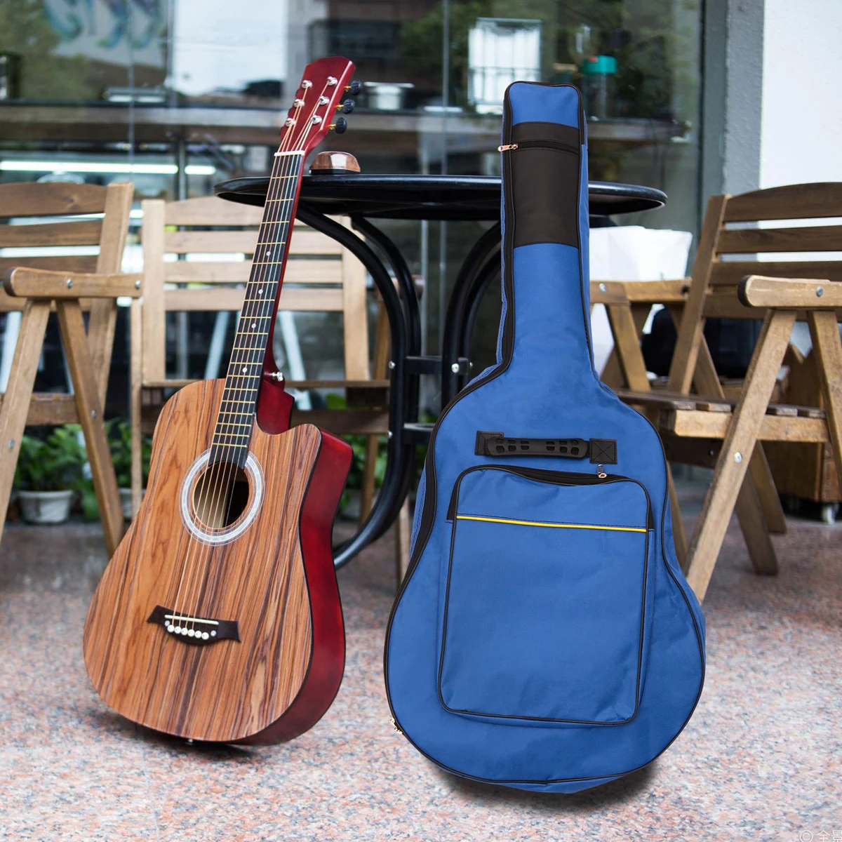 40 /41 Waterproof Guitar Bag Folk Electric Case Backpack Acoustic Cover Full Size
40 /41 Waterproof Guitar Bag Folk Electric Case Backpack Acoustic Cover Full Size