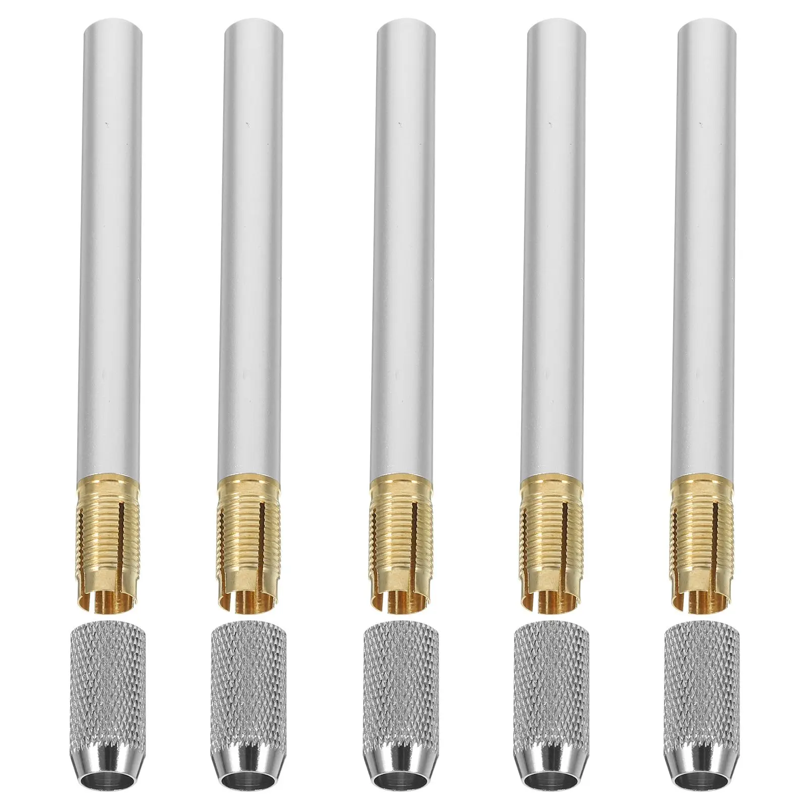 5pcs Lengthener Silver Crayon Extension School Office Supplies Pencil Extenders Pencil Lengthener Artist Holder Metal
5pcs Lengthener Silver Crayon Extension School Office Supplies Pencil Extenders Pencil Lengthener Artist Holder Metal