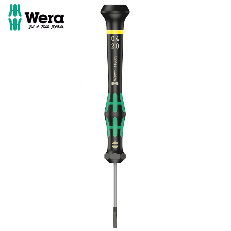 WERA 05118005001 2035 Screwdriver For Slotted Screws For Electronic Applications Corrosion Resistant Fast Rotation 2mm
WERA 05118005001 2035 Screwdriver For Slotted Screws For Electronic Applications Corrosion Resistant Fast Rotation 2mm