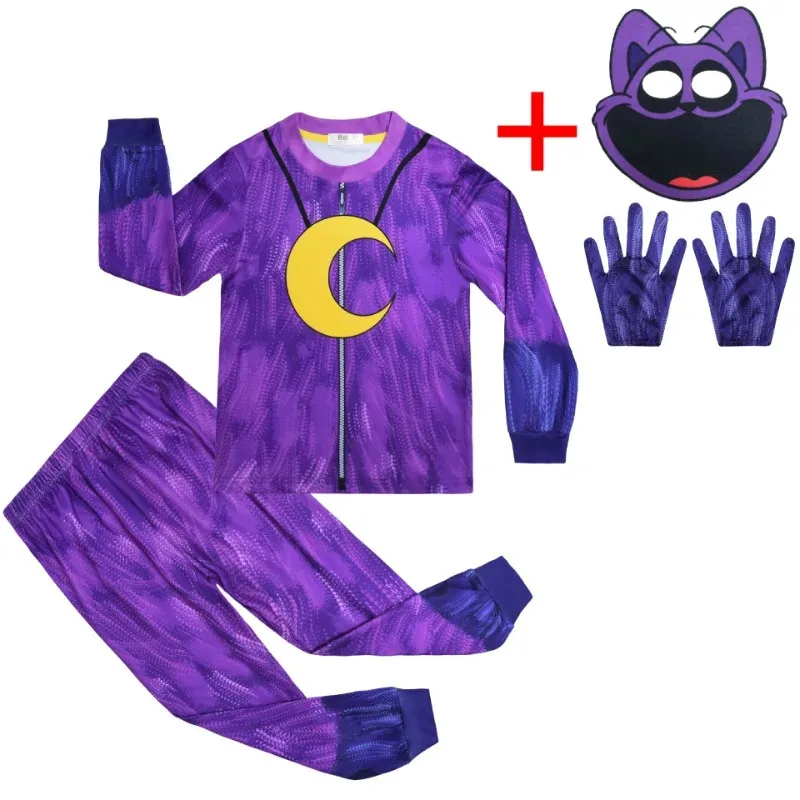 l2025l New Cosplay Kids Catnap Cosplay Long Sleeved Suit Boys Girls Disguise Smiling Critters Halloween Clothing Baby Boy Comfor
l2025l New Cosplay Kids Catnap Cosplay Long Sleeved Suit Boys Girls Disguise Smiling Critters Halloween Clothing Baby Boy Comfor