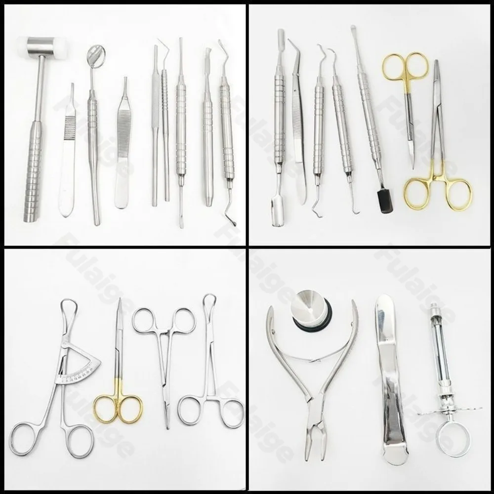 26Pcs Dental Implant Surgical Tools Set Bone Forceps Hammer Separator Probe Intraoral Scope
26Pcs Dental Implant Surgical Tools Set Bone Forceps Hammer Separator Probe Intraoral Scope
