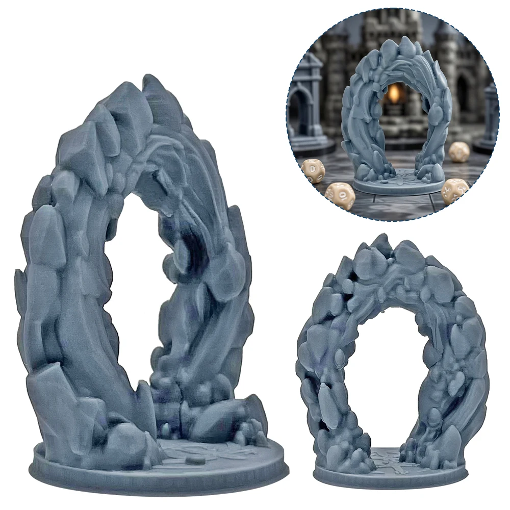 Open Stone Arch Entrance Miniature Fantasy Terrain Gateway Doorway Terrain with DnD and Tabletop Wargaming Terrain Layout
Open Stone Arch Entrance Miniature Fantasy Terrain Gateway Doorway Terrain with DnD and Tabletop Wargaming Terrain Layout