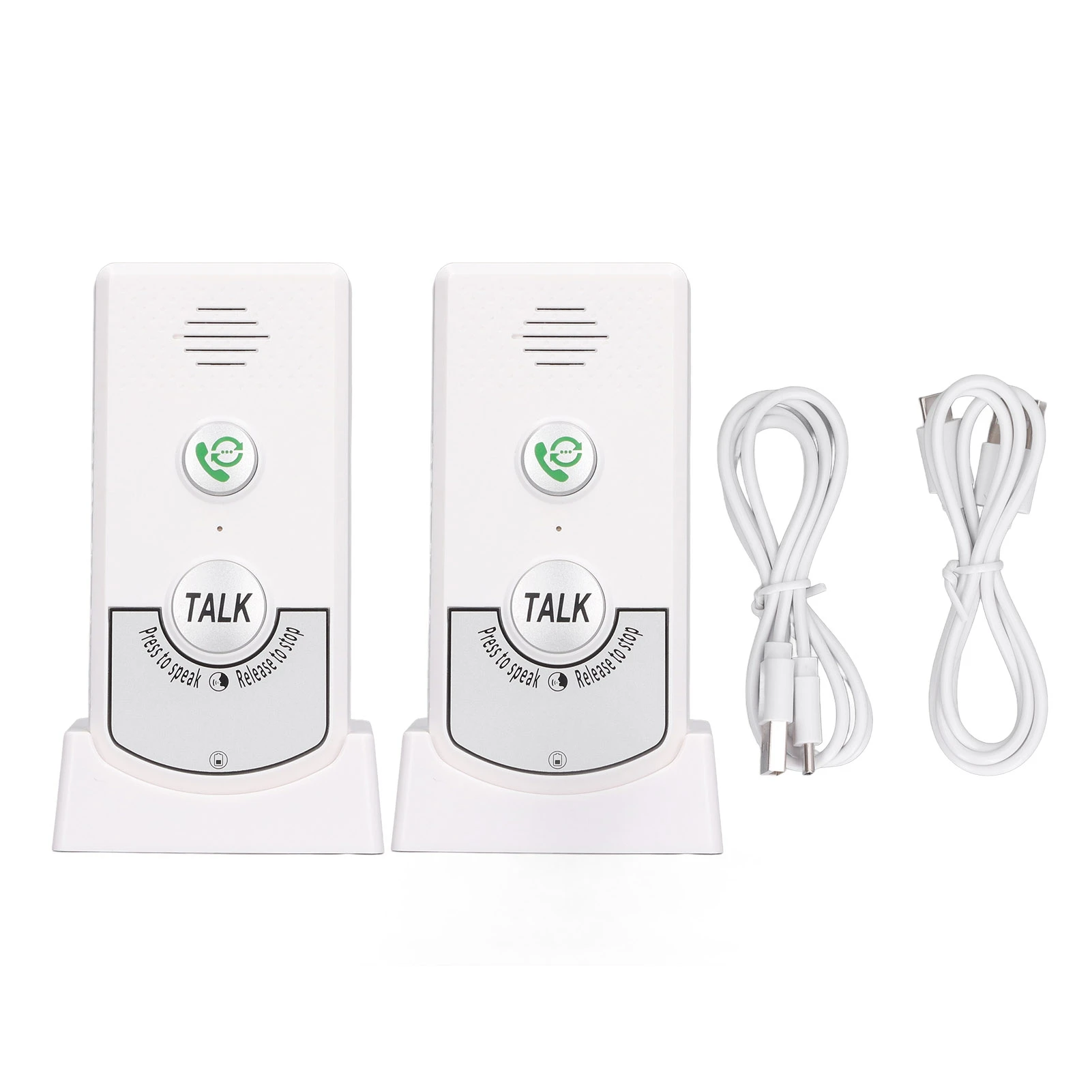 Wireless Voice Intercom Home Smart 2 Way Talk Doorbell for Elderly Caregivers and Disabled People
Wireless Voice Intercom Home Smart 2 Way Talk Doorbell for Elderly Caregivers and Disabled People