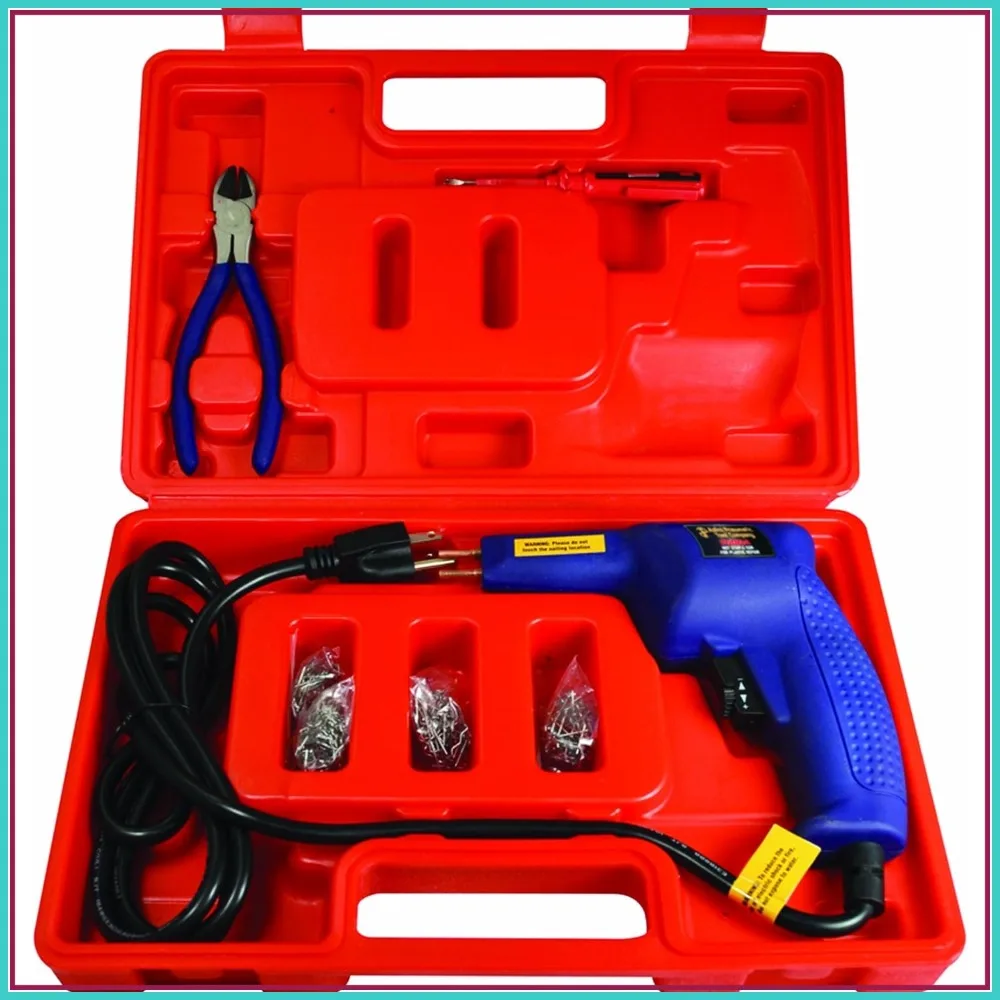 Hot Staple Gun Kit for Plastic Repair, Heavy-Duty Tool with Quick Heating
Hot Staple Gun Kit for Plastic Repair, Heavy-Duty Tool with Quick Heating