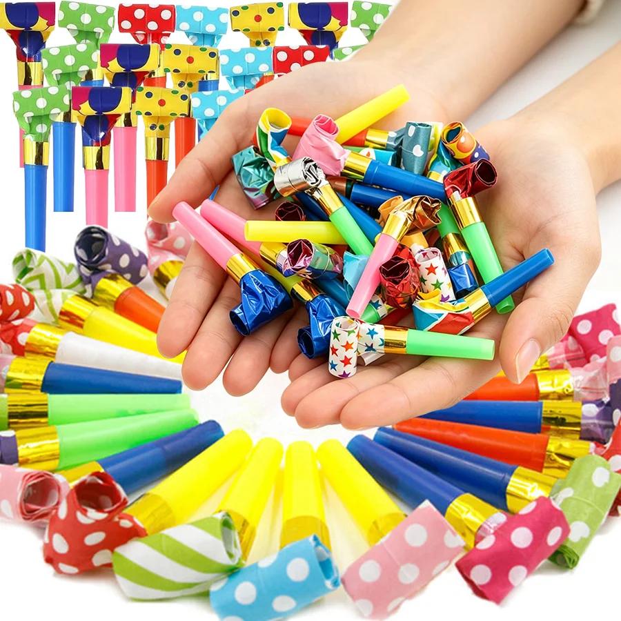 28/48/96pcs Retractable Party Blower Plastic Blow Horn Noisemaker Cheer Generator Atmosphere Supplies for Festival Birthday XJM
28/48/96pcs Retractable Party Blower Plastic Blow Horn Noisemaker Cheer Generator Atmosphere Supplies for Festival Birthday XJM