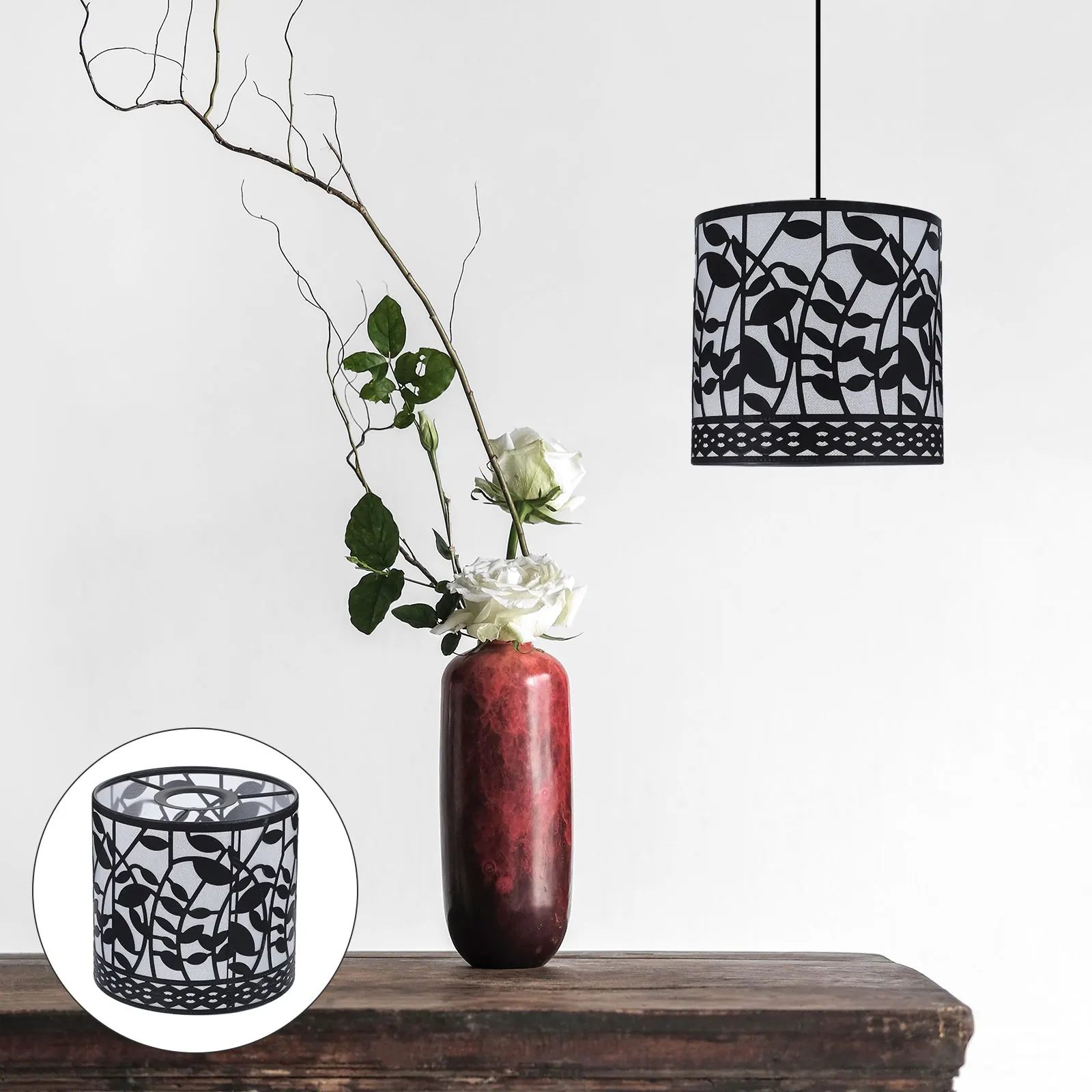 Creative Iron Art Lamp Shade Leaf Pattern Home Decor Waterproof Ceiling Light Cover Cozy Bedroom Living Room Study Office
Creative Iron Art Lamp Shade Leaf Pattern Home Decor Waterproof Ceiling Light Cover Cozy Bedroom Living Room Study Office