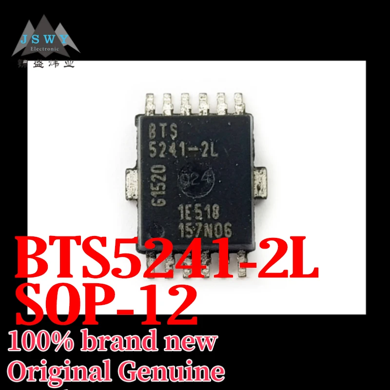 (5/50pcs) BTS5241-2L BTS5241 SOP12 Integrated Circuit IC Original Stock Free Shipping
(5/50pcs) BTS5241-2L BTS5241 SOP12 Integrated Circuit IC Original Stock Free Shipping