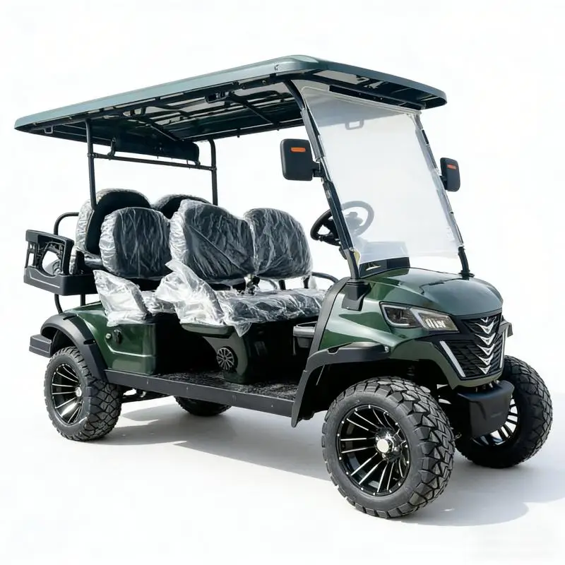 Lifted 4X4 Off Road Electric Golf Cart 6 Seater Upgraded Model All Terrain Vehicle Lithium Battery Powered
Lifted 4X4 Off Road Electric Golf Cart 6 Seater Upgraded Model All Terrain Vehicle Lithium Battery Powered