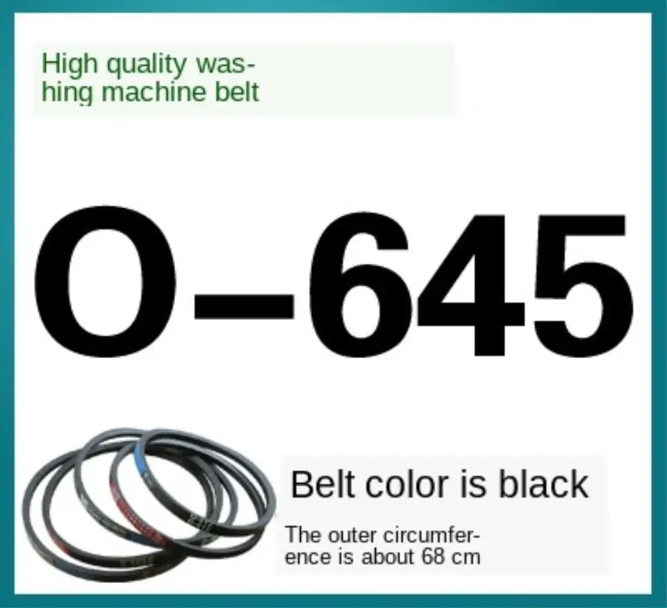 O-645E Washing Machine Drive Belt Home Appliance Parts Appliances
O-645E Washing Machine Drive Belt Home Appliance Parts Appliances