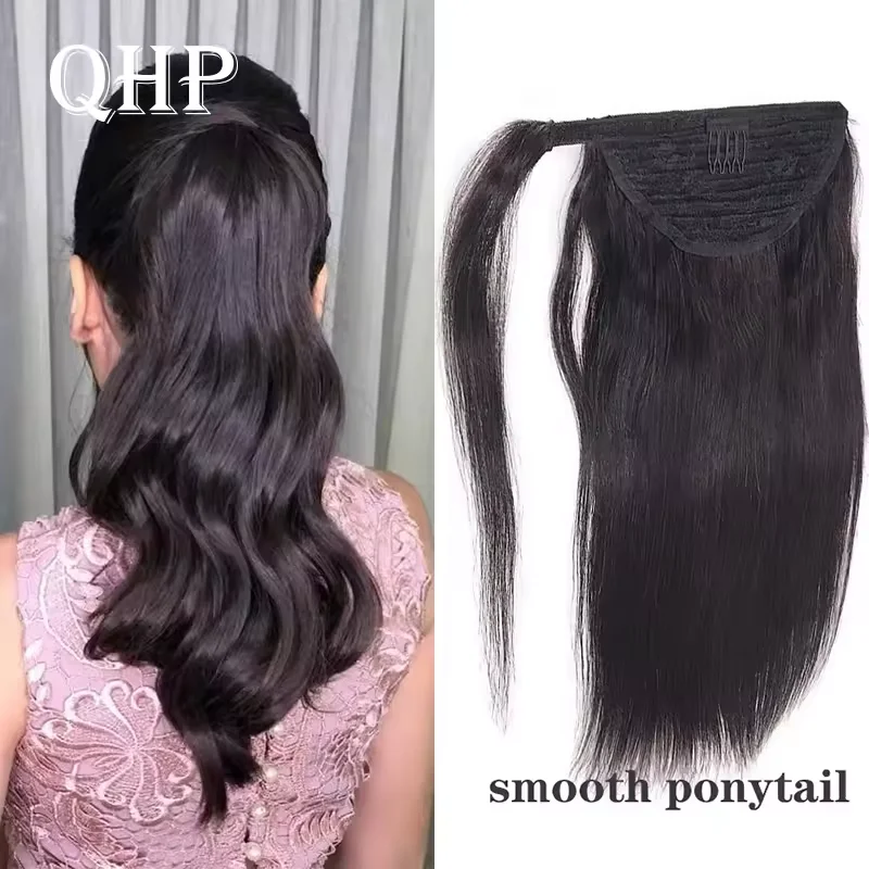 Straight Ponytail Real Human Hair Smooth Wrap Around Horsetail Hair Clip In Hair Extension Brazilian Remy Ponytail Natural Hair
Straight Ponytail Real Human Hair Smooth Wrap Around Horsetail Hair Clip In Hair Extension Brazilian Remy Ponytail Natural Hair