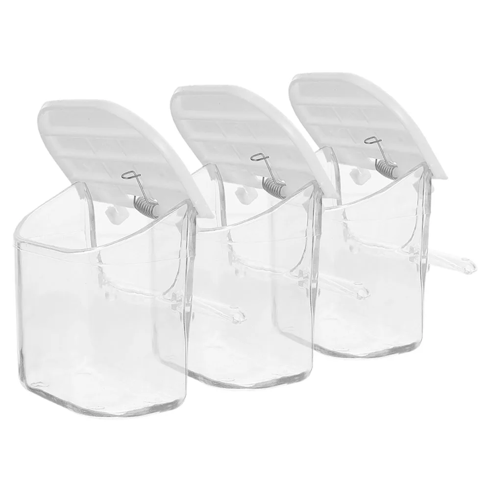 3pcs Bird Cage External Cup Spill Proof Parrot Food Container Non Splash Bird Bowl Spring Attached Feeder for Small Birds
3pcs Bird Cage External Cup Spill Proof Parrot Food Container Non Splash Bird Bowl Spring Attached Feeder for Small Birds