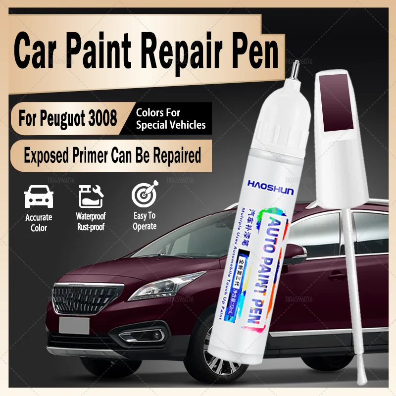 For Peugeot 3008 2008-2025 T84 P84 Paint Repair Pen Touch Up Scratch Remover DIY Auto Accessories Black White Red Blue Gray
For Peugeot 3008 2008-2025 T84 P84 Paint Repair Pen Touch Up Scratch Remover DIY Auto Accessories Black White Red Blue Gray
