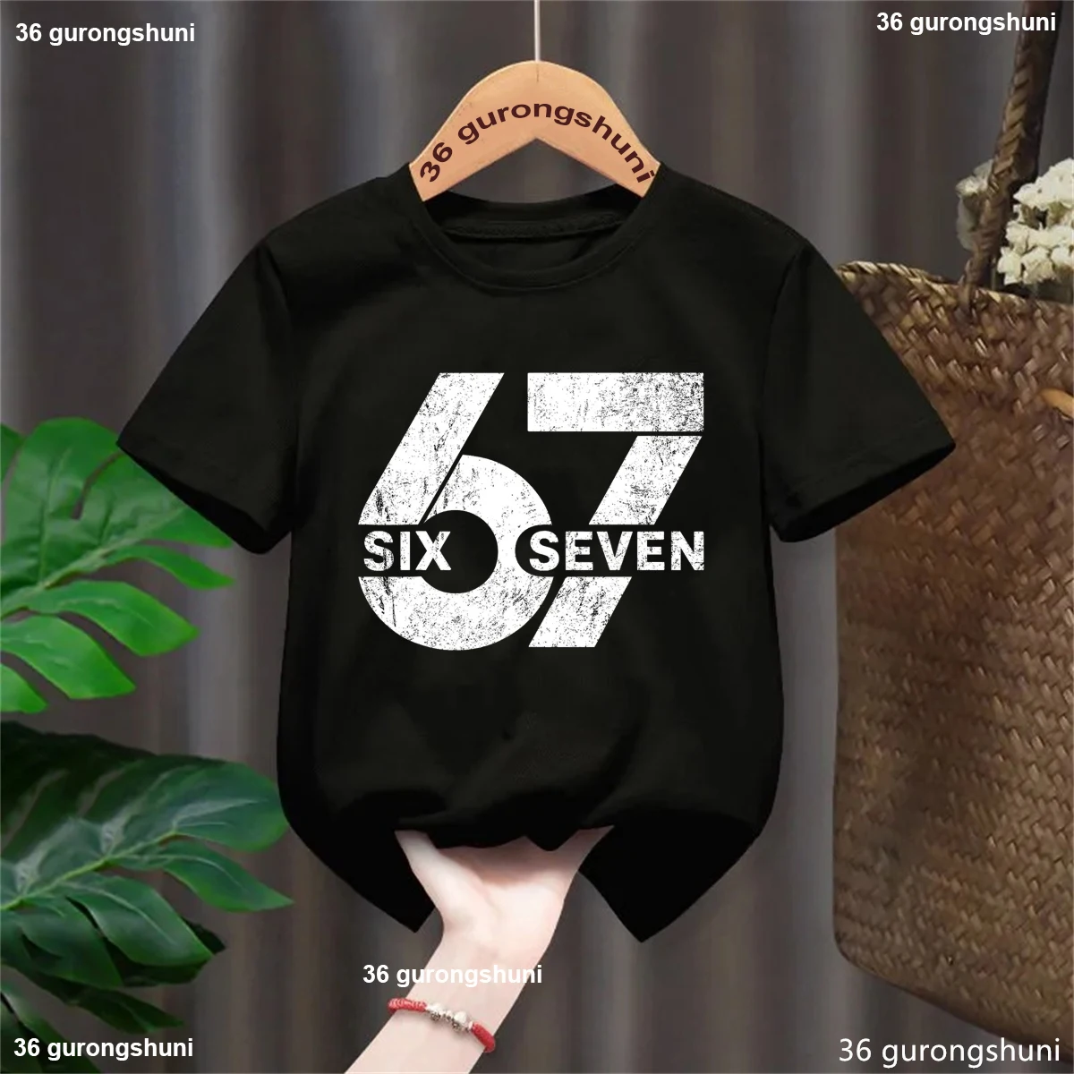 Children'S Clothing 67 Six Seven Meme Printed T Shirt Girls/Boys Kawaii Harajuku Shirt Cool Short Sleeve Tshirt Kids Clothes
Children'S Clothing 67 Six Seven Meme Printed T Shirt Girls/Boys Kawaii Harajuku Shirt Cool Short Sleeve Tshirt Kids Clothes