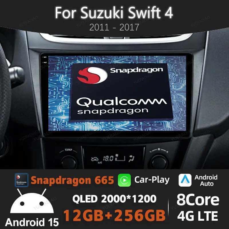 Android 15 Carplay Android Auto Car Radio For Suzuki Swift 4 2011 - 2017 Multimedia Video Player NAVI GPS 2DIN 4G WIFI QLED DSP
Android 15 Carplay Android Auto Car Radio For Suzuki Swift 4 2011 - 2017 Multimedia Video Player NAVI GPS 2DIN 4G WIFI QLED DSP