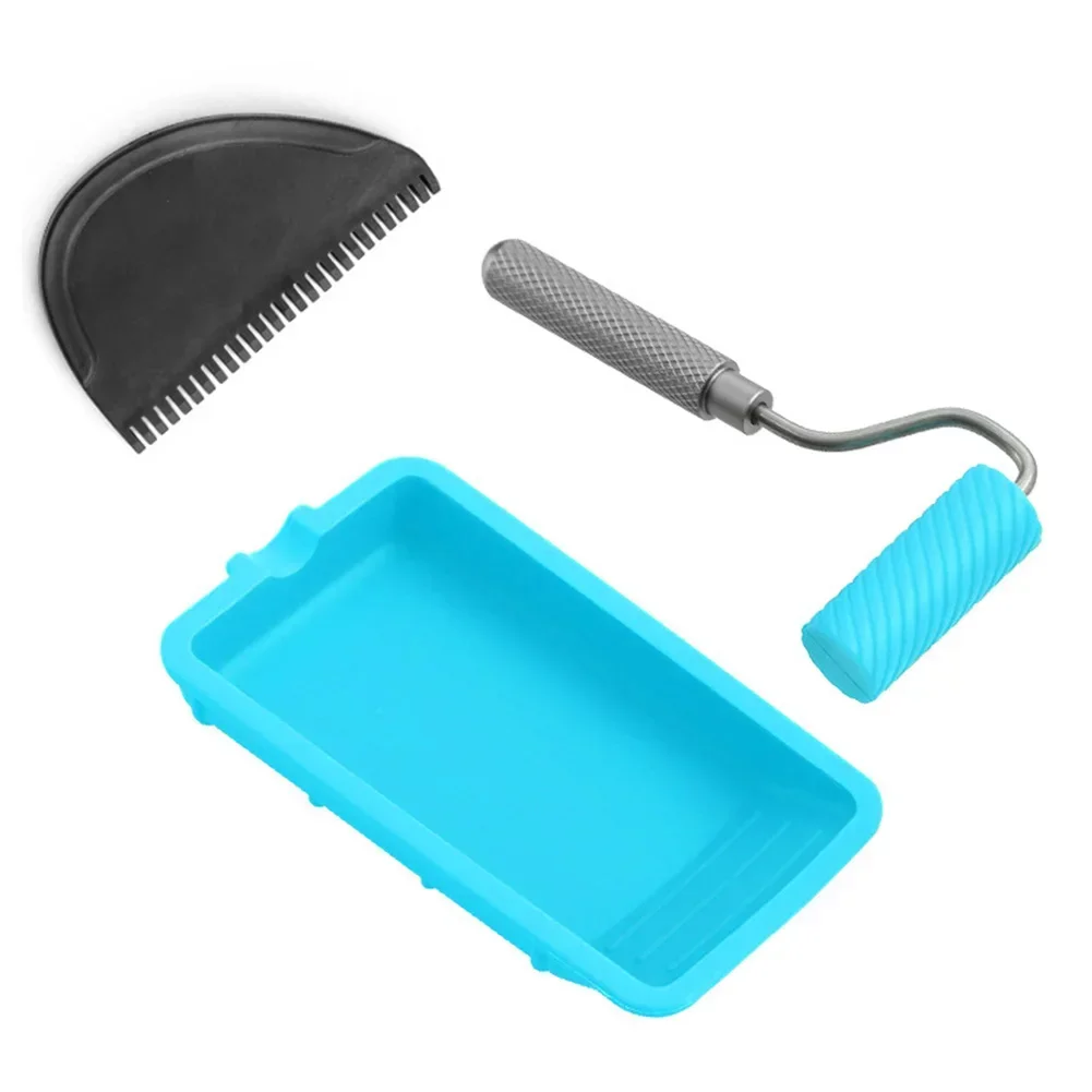 Silicone Roller Brush Set 3pc Paint Tool Tray Silicone Roller Brush Set Silicone Paint Tray Paintwork Tool
Silicone Roller Brush Set 3pc Paint Tool Tray Silicone Roller Brush Set Silicone Paint Tray Paintwork Tool