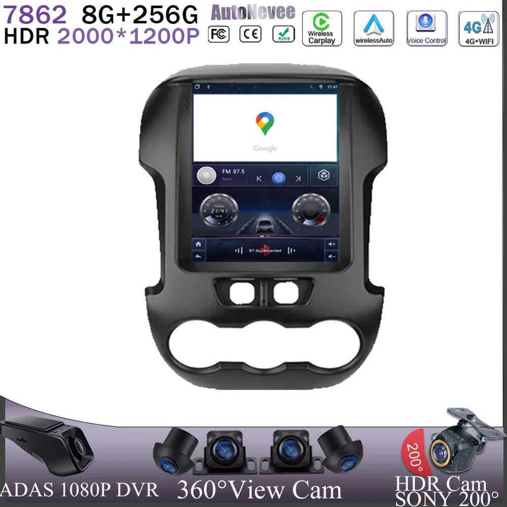 9.7‘ Android 14 For Ford Ranger 2012 2013 2014 2015 Auto Radio Stereo Carplay GPS Navigation Multimedia Player Video No 2Din DVD
9.7‘ Android 14 For Ford Ranger 2012 2013 2014 2015 Auto Radio Stereo Carplay GPS Navigation Multimedia Player Video No 2Din DVD