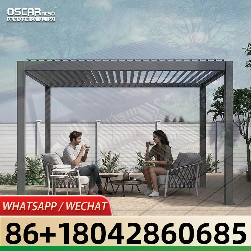 Открытый регулируемый абажур, выдвижная алюминиевая беседка, беседка, крыша для сада, патио, беседка на заднем дворе
Открытый регулируемый абажур, выдвижная алюминиевая беседка, беседка, крыша для сада, патио, беседка на заднем дворе