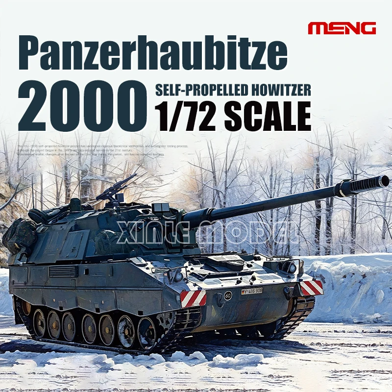 MENG Plastic Assembled Tank Model Kit 72-008 German PZH2000 Self-Propelled Howitzer 1/72 Toy DIY
MENG Plastic Assembled Tank Model Kit 72-008 German PZH2000 Self-Propelled Howitzer 1/72 Toy DIY