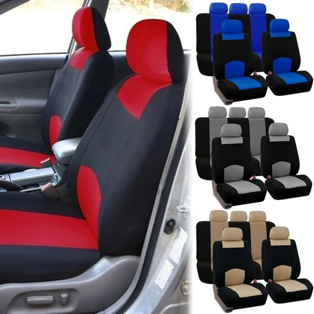 2pcs Universal Seat Covers for Car Front Seats Durable Breathable Cloth Sponge Filling Easy Install Remove Wash Fits All Seats
2pcs Universal Seat Covers for Car Front Seats Durable Breathable Cloth Sponge Filling Easy Install Remove Wash Fits All Seats