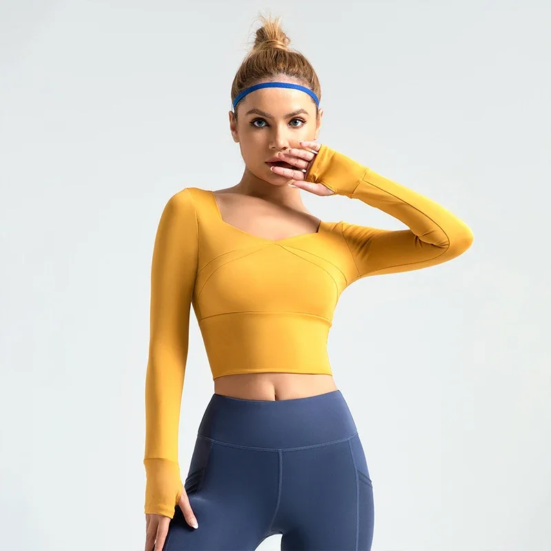 Women's Yoga T-shirt Winter Long Sleeves Sport Top Fitness Clothes Wear Winter Running Gym Yoga Clothes Workout Tracksuit 2024
Women's Yoga T-shirt Winter Long Sleeves Sport Top Fitness Clothes Wear Winter Running Gym Yoga Clothes Workout Tracksuit 2024