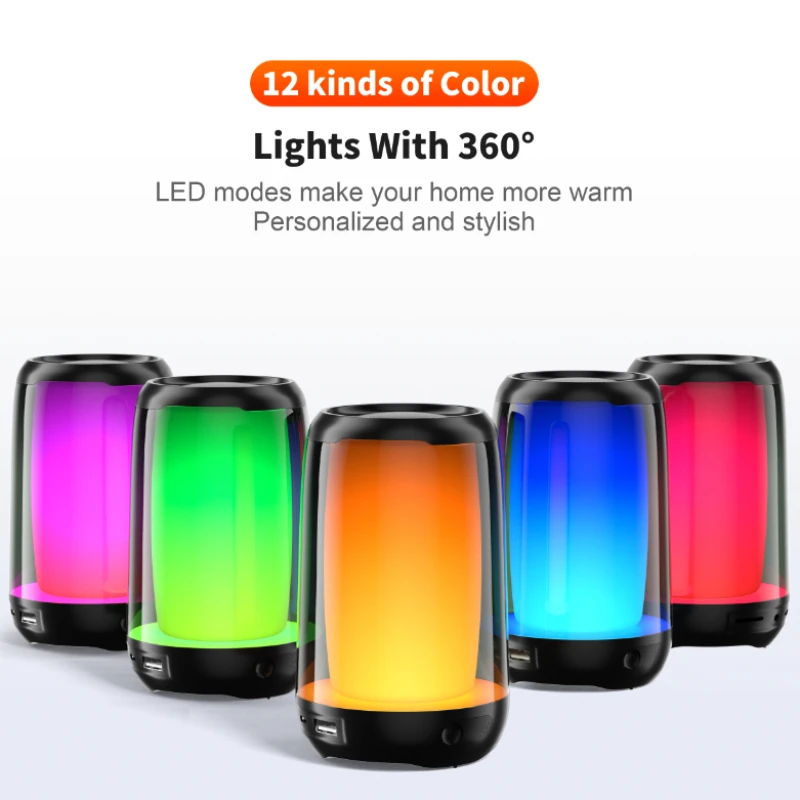 Small High Quality Wireless Bluetooth Speaker with 5W Audio HiFi Portable Speaker LED Light Multiple Connection Mode Speaker
Small High Quality Wireless Bluetooth Speaker with 5W Audio HiFi Portable Speaker LED Light Multiple Connection Mode Speaker