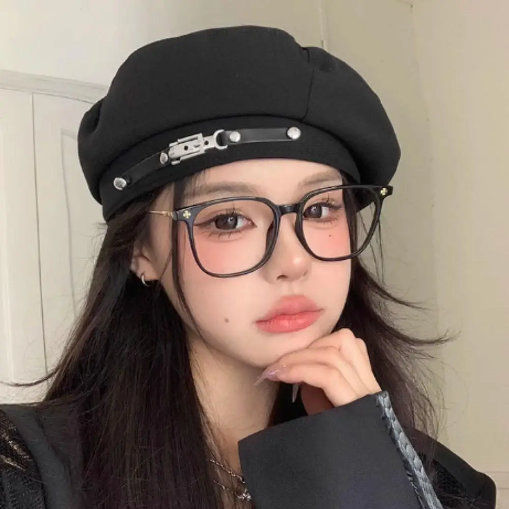Retro Handmade Beret Spring Autumn Women Black Cap Beige Beret Khaki Painter Hat Female Temperament Sense Cap With Metal Buckle
Retro Handmade Beret Spring Autumn Women Black Cap Beige Beret Khaki Painter Hat Female Temperament Sense Cap With Metal Buckle
