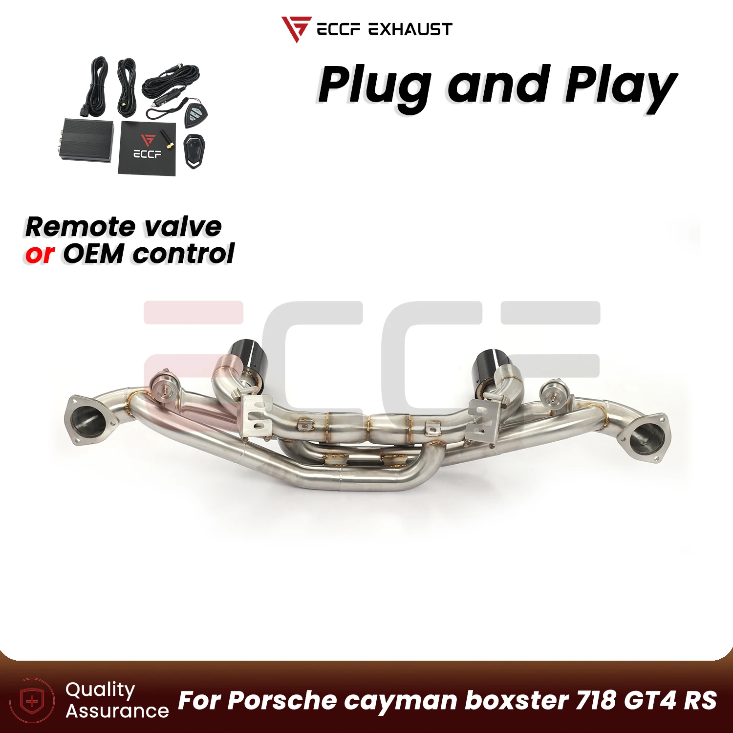 Aggressive Sound Stainless steel Catback exhaust For Porsche cayman boxster 718 GT4 RS Performance Upgrade Easy Installation
Aggressive Sound Stainless steel Catback exhaust For Porsche cayman boxster 718 GT4 RS Performance Upgrade Easy Installation