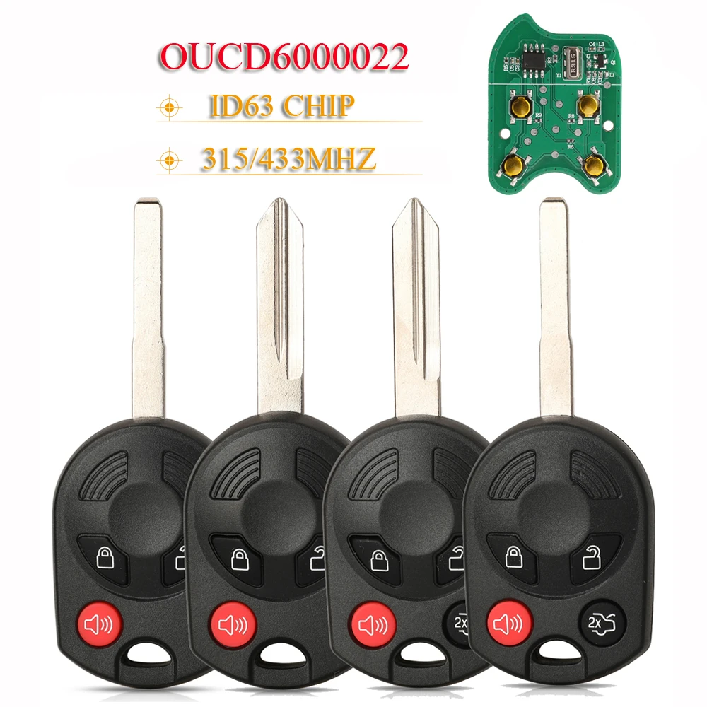 Jingyuqin 3/4 BTN Дистанционный автомобильный брелок 315/433 МГц ID63 Чип OUCD 6000022 Для Ford C-Max Edge Escape Focus Lincoln Mazda Mercury
Jingyuqin 3/4 BTN Дистанционный автомобильный брелок 315/433 МГц ID63 Чип OUCD 6000022 Для Ford C-Max Edge Escape Focus Lincoln Mazda Mercury